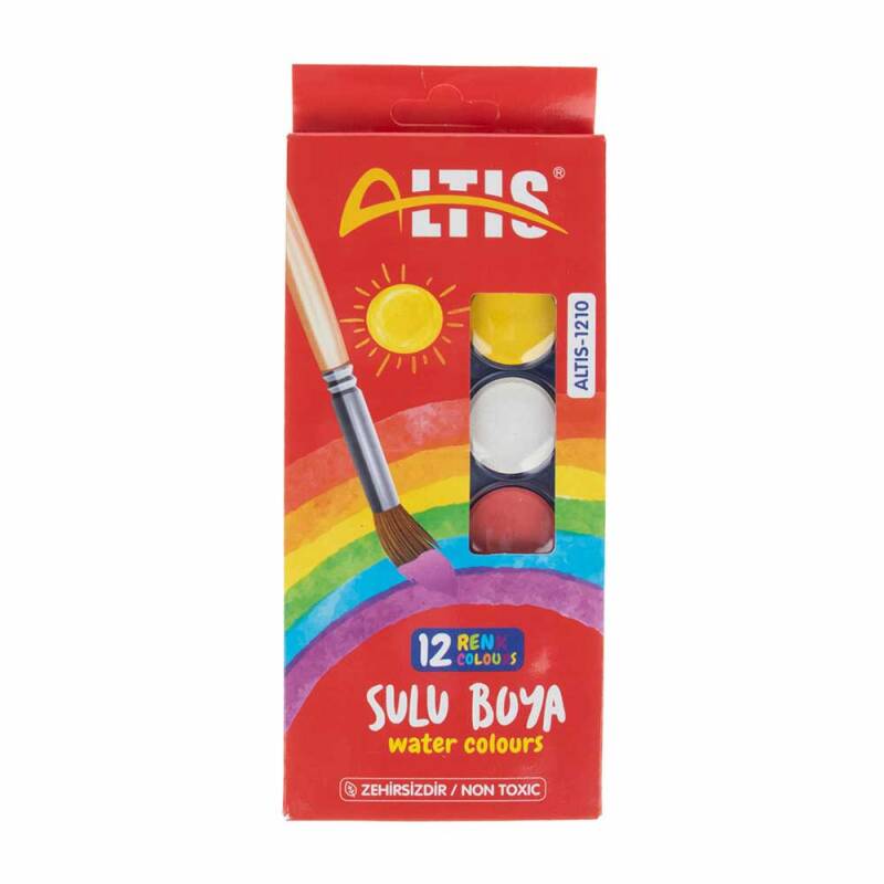 Altıs 1210 Büyük Sulu Boya 12 li - 1