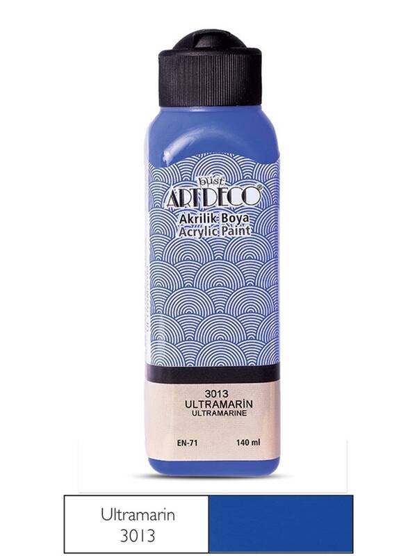 Artdeco 070R-3013 Akrilik Boya 140ml Ultramarine - 1