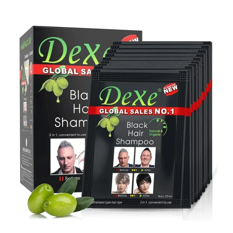Dexe Siyah Şampuan Seti 25 ml X 10 adet - 1