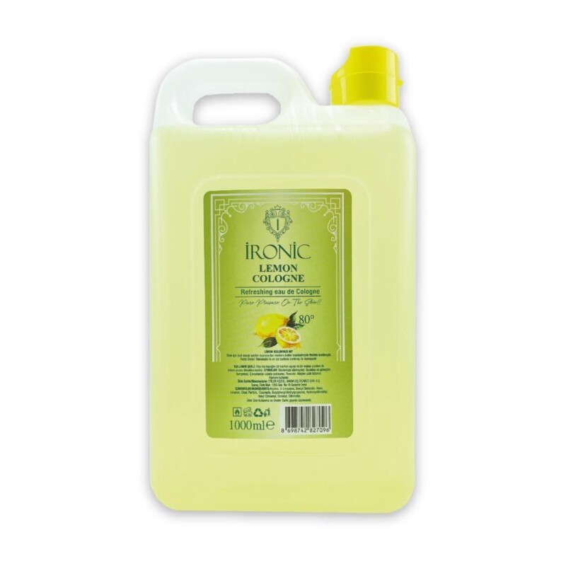 İronic Limon Kolonyası 80 derece 1000 ml - 1