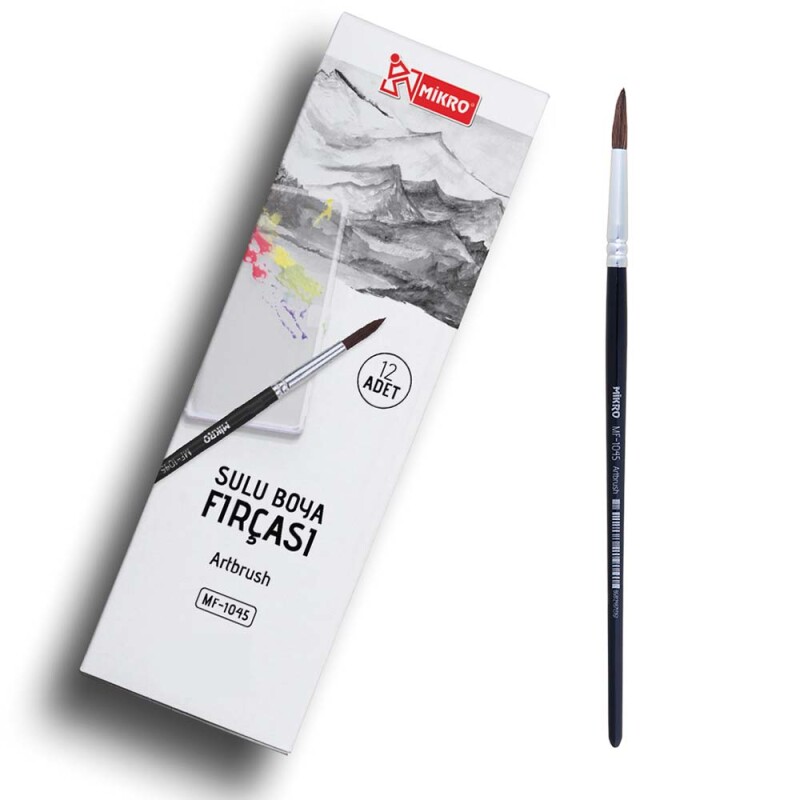 Mikro Mf-1045 Sulu Boya Fırçası No:5 - 1