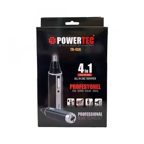 Powertec Tr-450 4in1 4bıçak Bir arada Traş Makinası - 1