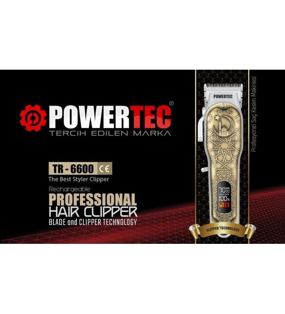Powertec TR-6600 Profesyonel Saç Tıraş Makinesi - 2