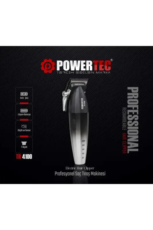 Powertech TR 4100 Profesyonel Saç Tıraş Makinesi - 1