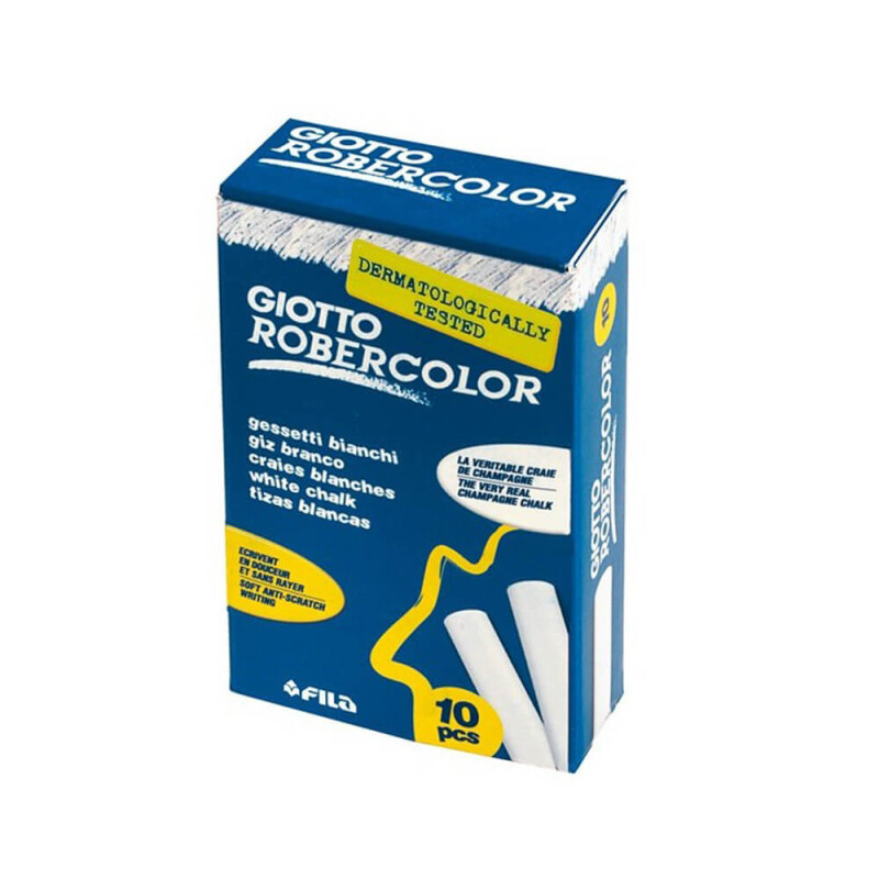 Robercolor 538700 Tebeşir 10lu Beyaz - 1
