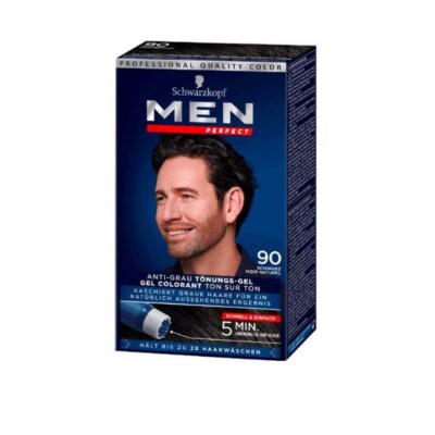 Schwarzkopf Men Perfect Beyazlara Karşı Jel Boya 90 Siyah - 1