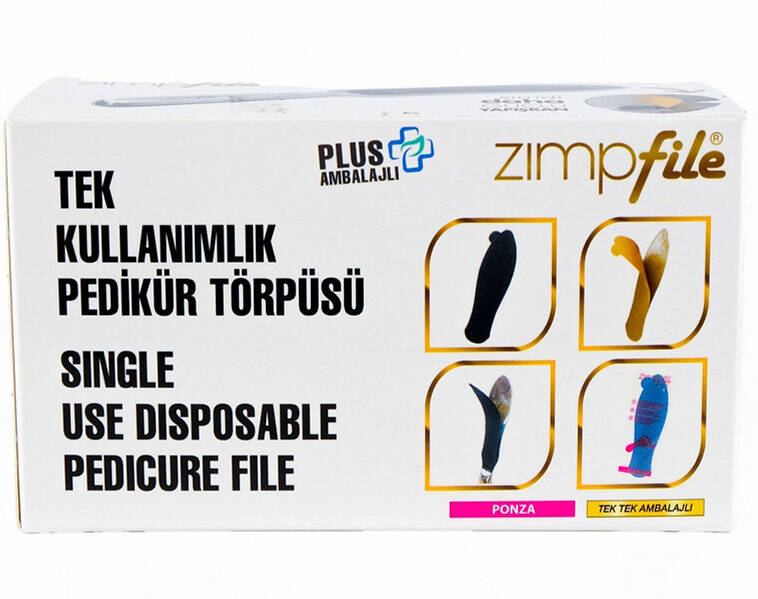 Zimpfile Tek Kullanımlık Törpü Zımparası 100 Adet - 1